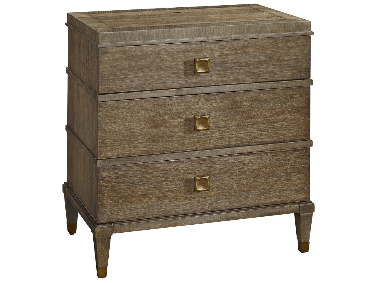 Portofino Bedside Table - Brown