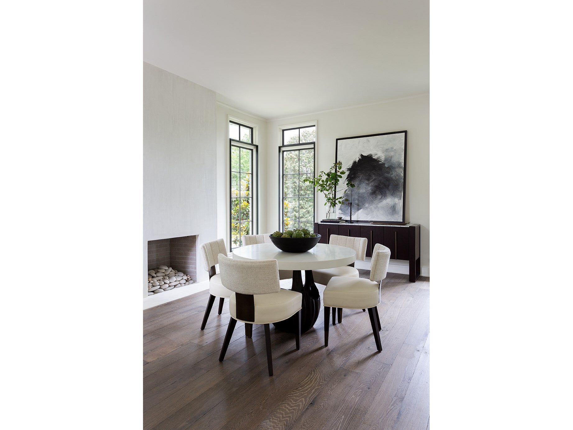 Brinkley Dining Chair - Vegan leather seat