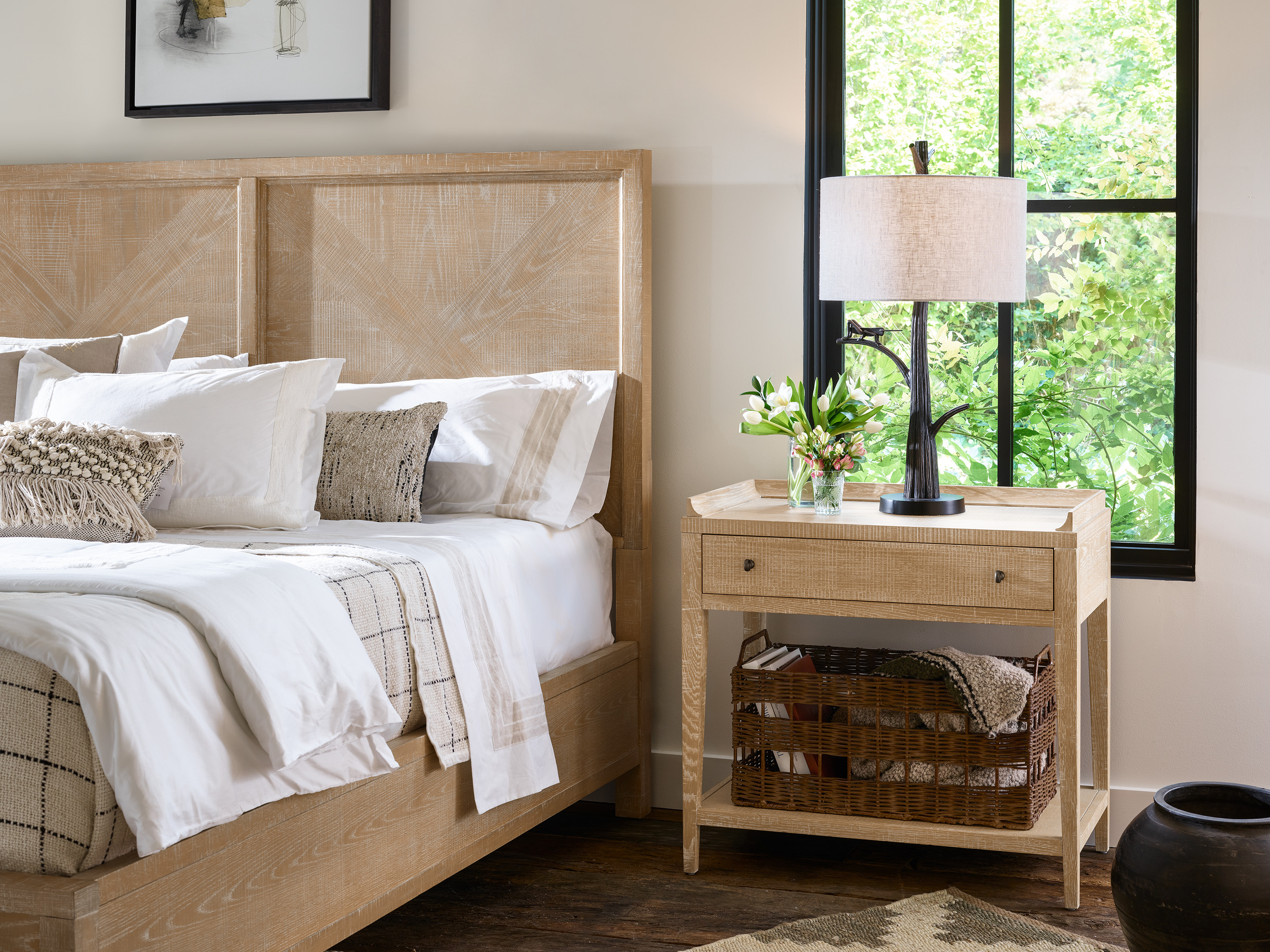 Lola Bedside Table - Natural
