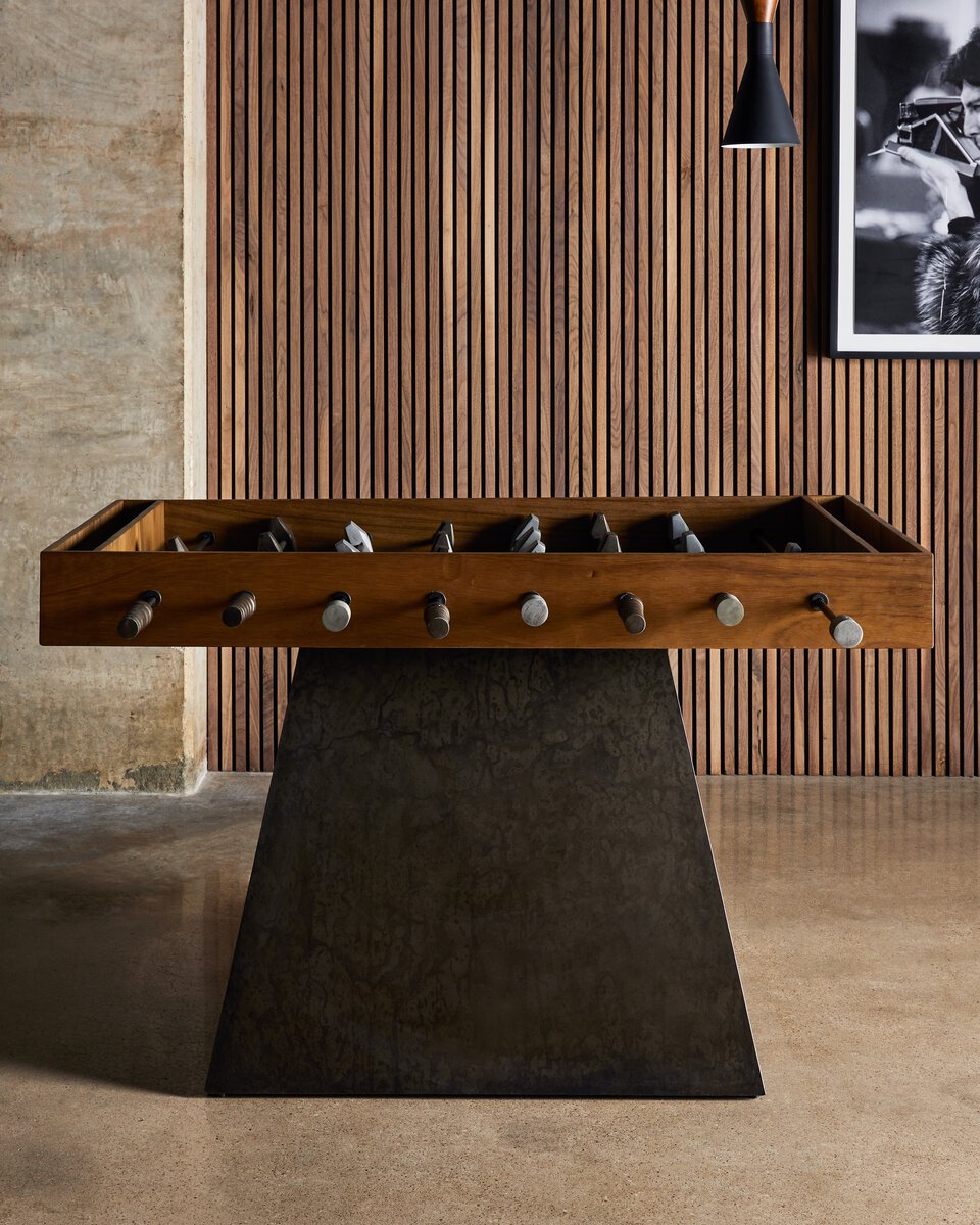 Football Table - Natural Brown Guanacaste
