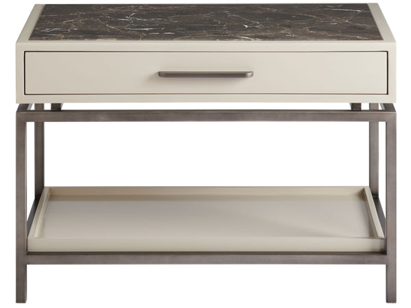 Magon Bedside Table - Marble Top