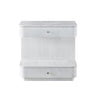 Cabo Bedside Table with  Carrara Stone Top