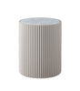 Mantra Accent Table with Carrara Stone Top