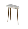 Fino Tall Side Table with Agate Top