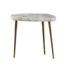 Fino Tall Side Table with Agate Top