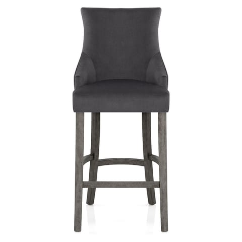 Signature Charcoal Oak Bar Stool