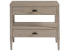 Midtown Petite Two Drawer Bedside Table