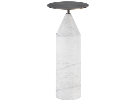 Modernist Banswara Marble Accent Martini Table