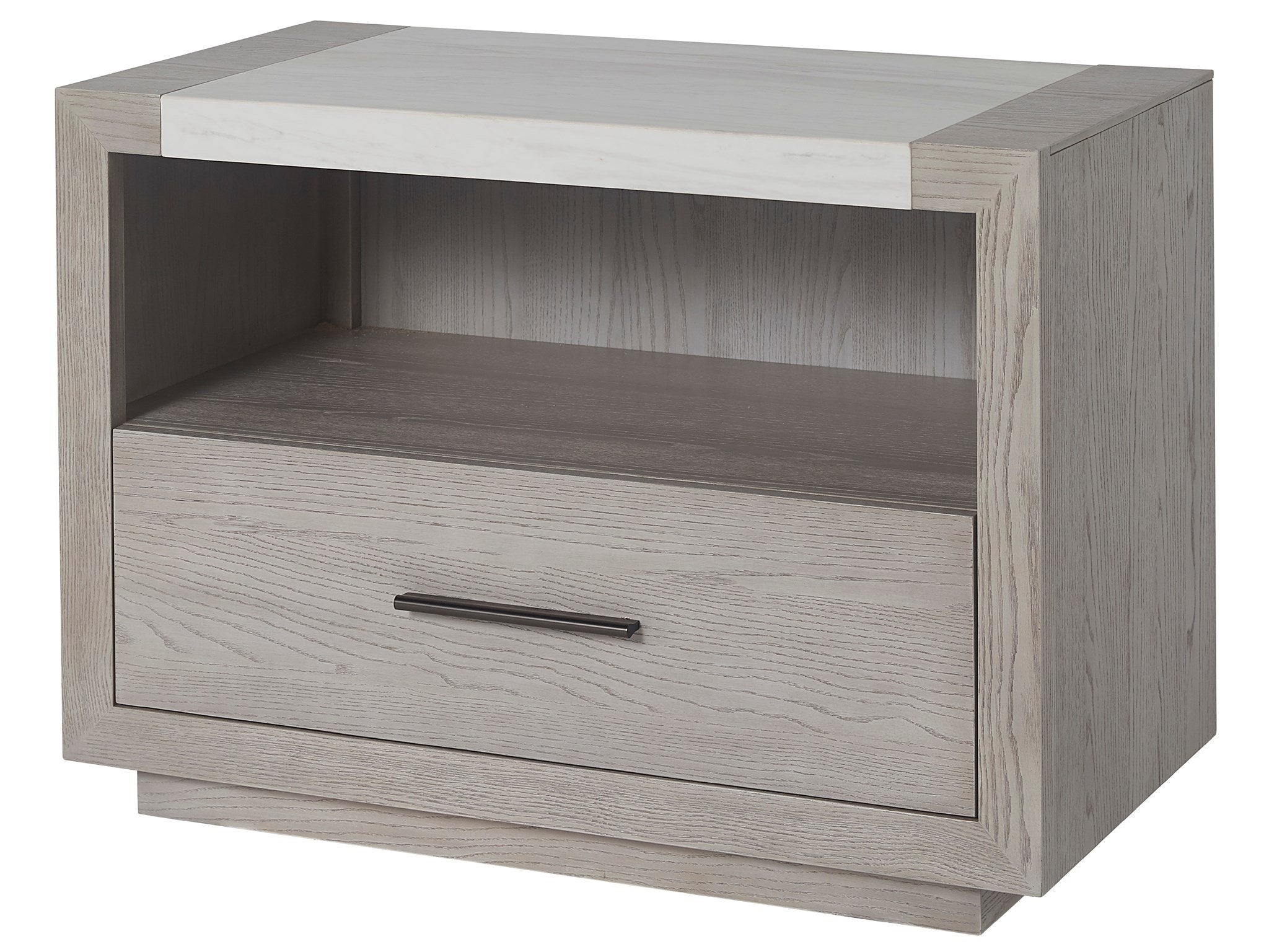 London Bedside Table with Marble Top