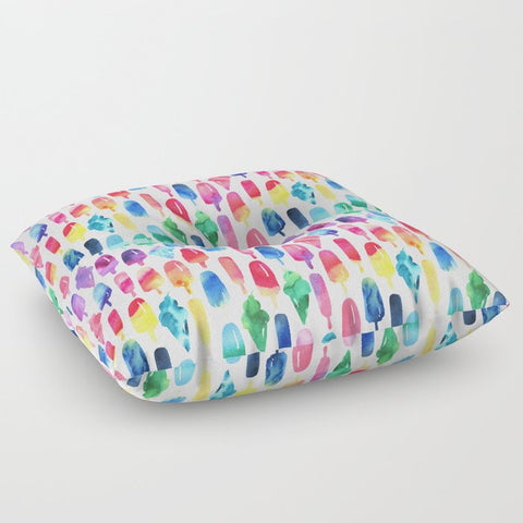 Popsicle Water Colour Floor Cushion